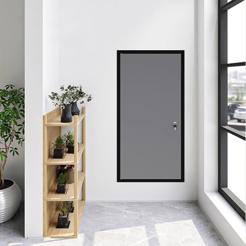 Wetterbeständige Inspektionstür Für Den Außen-/Innenbereich, Aluminium Appefür Die Wartung Von HLK-Anlagen/Kabelmanagement, Abschließbare Zugangsklappe(Light Gray,70x85cm/28x34in) von HAIXHX