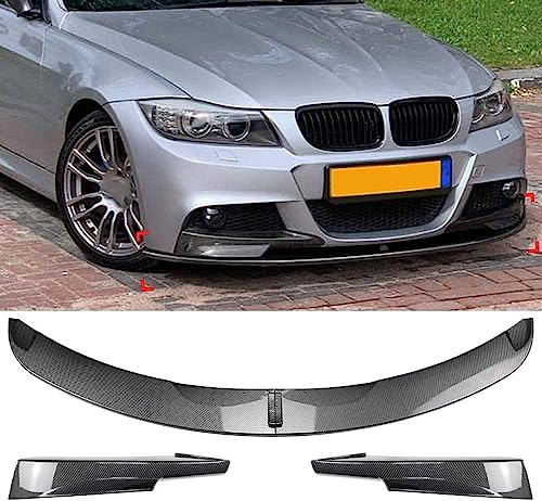 HAIYUN Auto Frontspoiler für B-MW 3 Series E90 E91 LCI M Sport 2009-2012, Frontschürze Lippe Auto Frontlippe Spoiler Separator Kohlefaser Diffusor Guard,B-B HAIYUN Auto Frontspoiler für B-MW 3 Series E90 E91 LCI M Sport 2009-2012, Frontschürze Lippe Auto Frontlippe Spoiler Separator Kohlefaser Diffusor Guard,B-B von HAIYUN