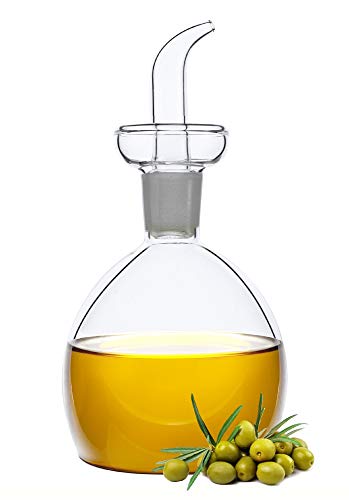 HAIZEEN 300ml Olivenöl- & Essigspender mit tropffreiem Ölausgießer Ölflaschen für Küche und Grill und Seifenspender für Badezimmer von HAIZEEN