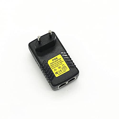 PoE Netzteil 12 V 24 V 48 V 24 W POE Injektor Ethernet Adapter für CCTV Sicherheitskamera Telefon (Farbe: 12 V 1 A POE, Größe: 2) von HAIZHI