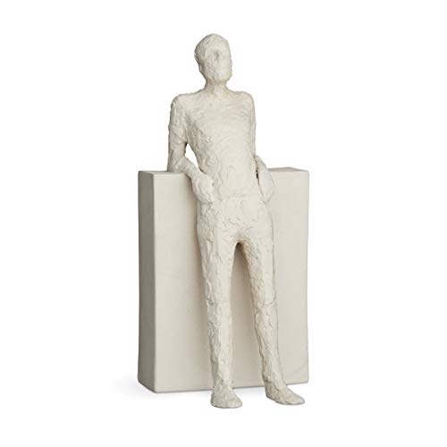 Kähler Der Hedonist H22 cm Character Skulpturen Unglasierte Oberfläche, Weiss von HAK Kähler