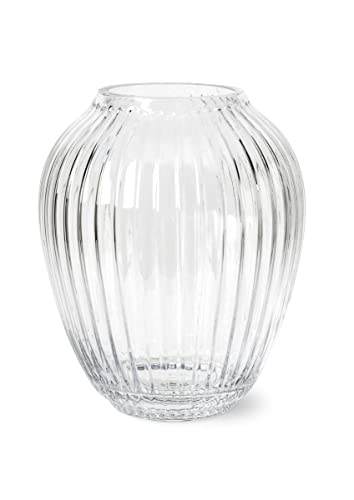 Kähler Vase H18.5 cm Hammershøi aus mundgeblasenem Glas dänisches Design, klar von HAK Kähler