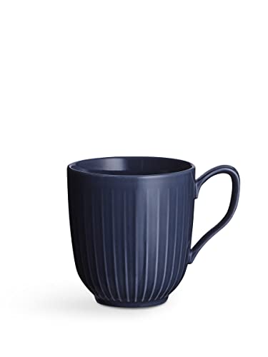 Kähler Becher 33 cl Hammershøi legendäres Design für Tee und Kaffee, blau von HAK Kähler