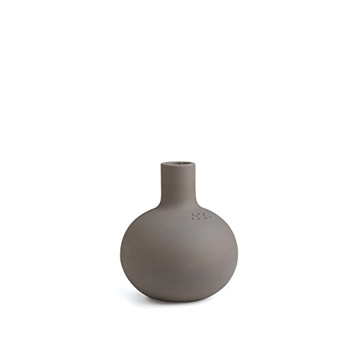 Kähler, Designer Kerzenständer aus Irdengut in Grau, 13,5 cm Kähler, Designer Kerzenständer aus Irdengut in Grau, 13,5 cm von HAK Kähler
