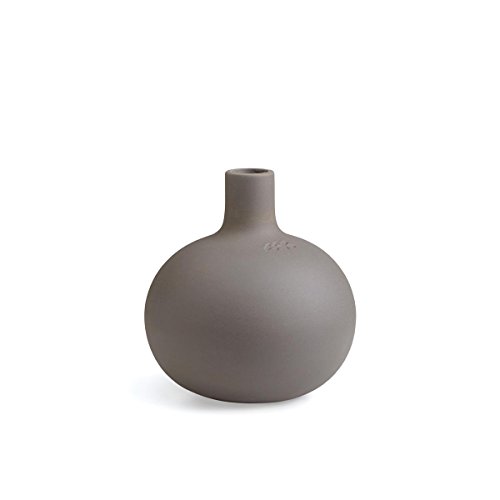 Kähler, Designer Kerzenständer aus Irdengut in Grau, 16,5 cm Kähler, Designer Kerzenständer aus Irdengut in Grau, 16,5 cm von HAK Kähler
