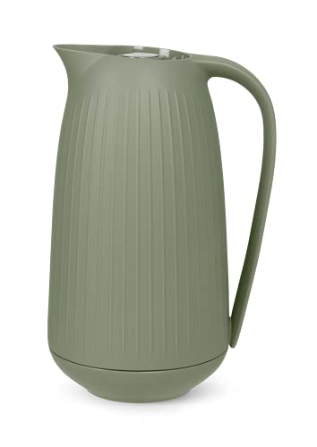 Kähler Isolierkanne 1,0 l Hammershøi Tastenfunktion für Tee und Kaffee, grün von HAK Kähler