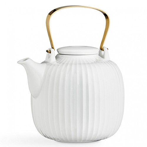 Kähler Teekanne 1,2 l Hammershøi legendäres Design Zeitlos für Tee, weiss Kähler Teekanne 1,2 l Hammershøi legendäres Design Zeitlos für Tee, weiss von HAK Kähler