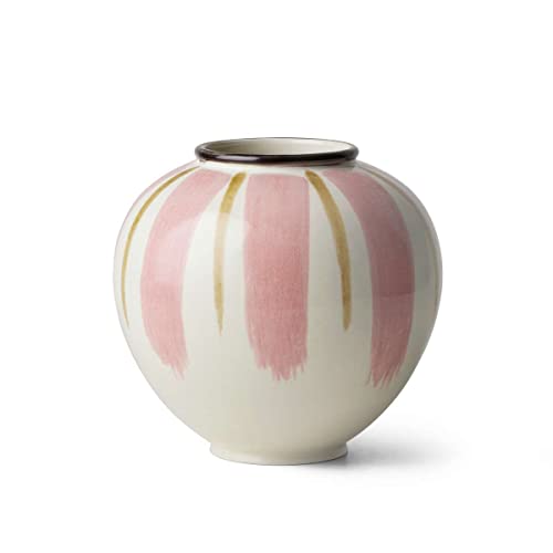 Kähler Vase H15 cm Canvas Keramik Dicke Glasur für Blumen und Sträucher von HAK Kähler