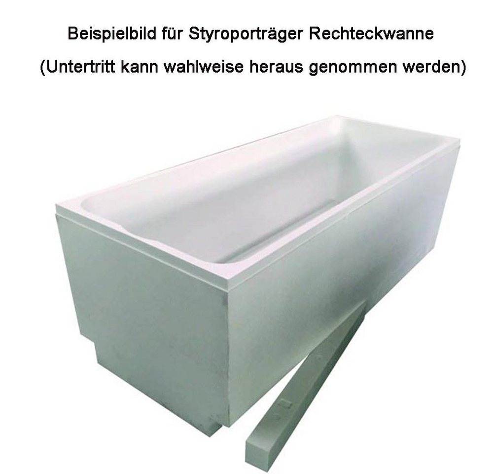 HAK Badewanne CAME Quadratische Badewanne mit Rahmengestell, 175x175x50 cm von HAK
