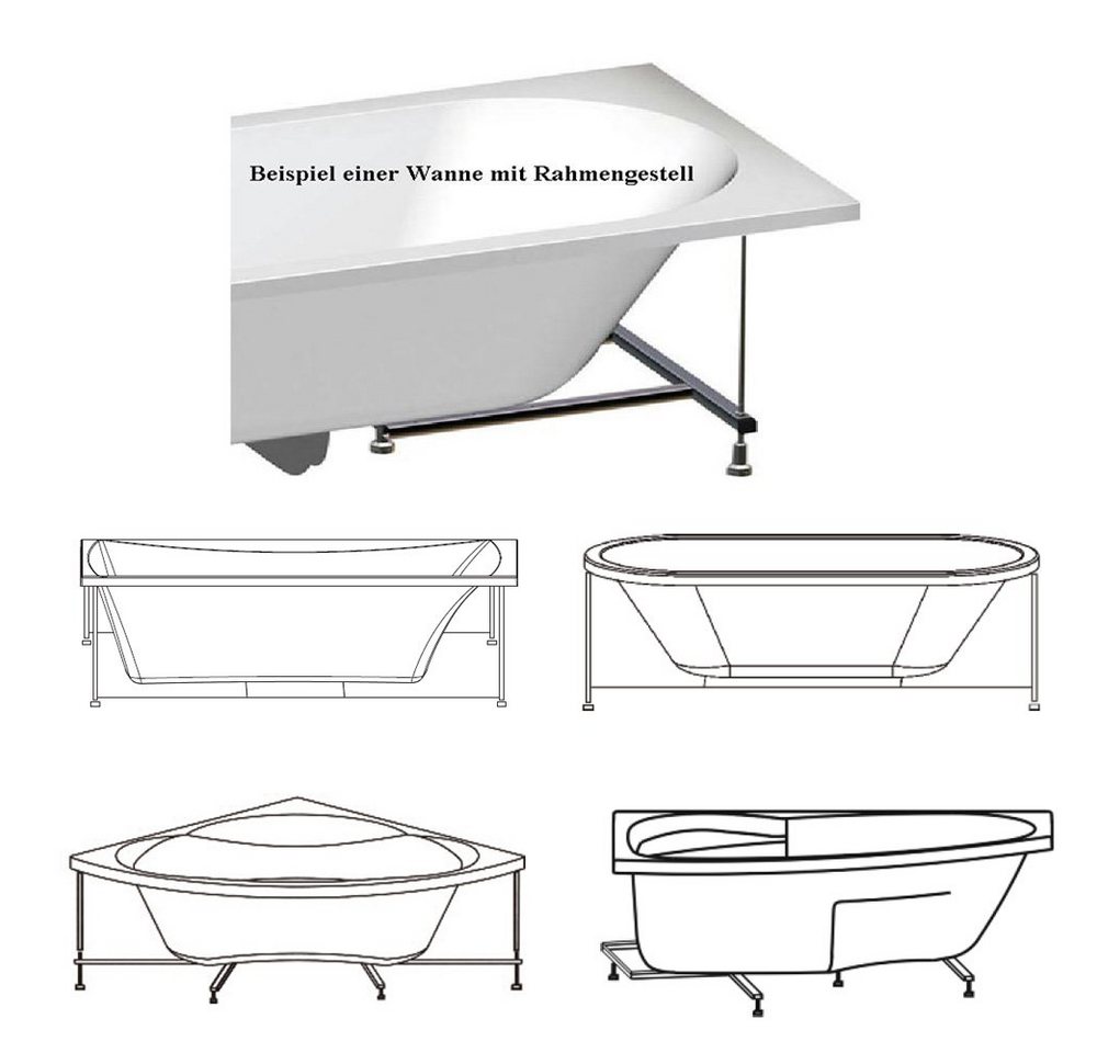 HAK Badewanne EVIA, 170x100x47 cm, links HAK Badewanne EVIA, 170x100x47 cm, links von HAK
