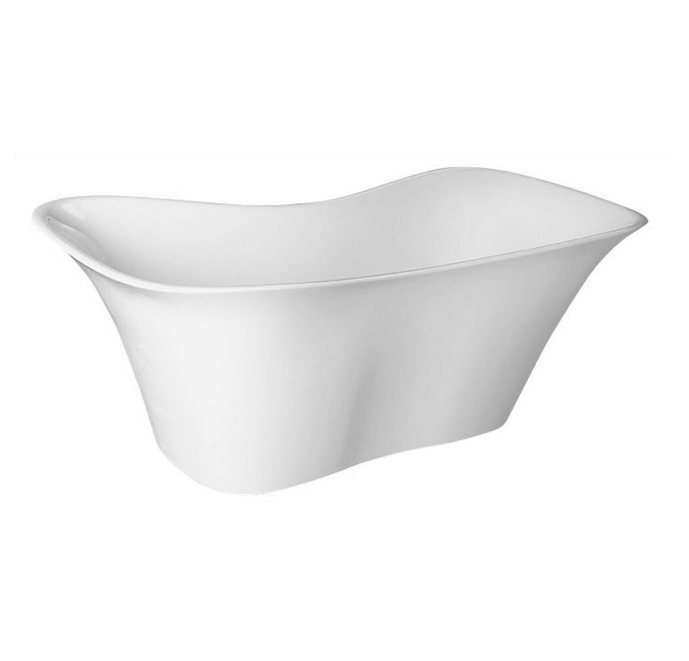 HAK Badewanne FLORA freistehende Badewanne, Gussmarmor, 180x80x67 cm von HAK