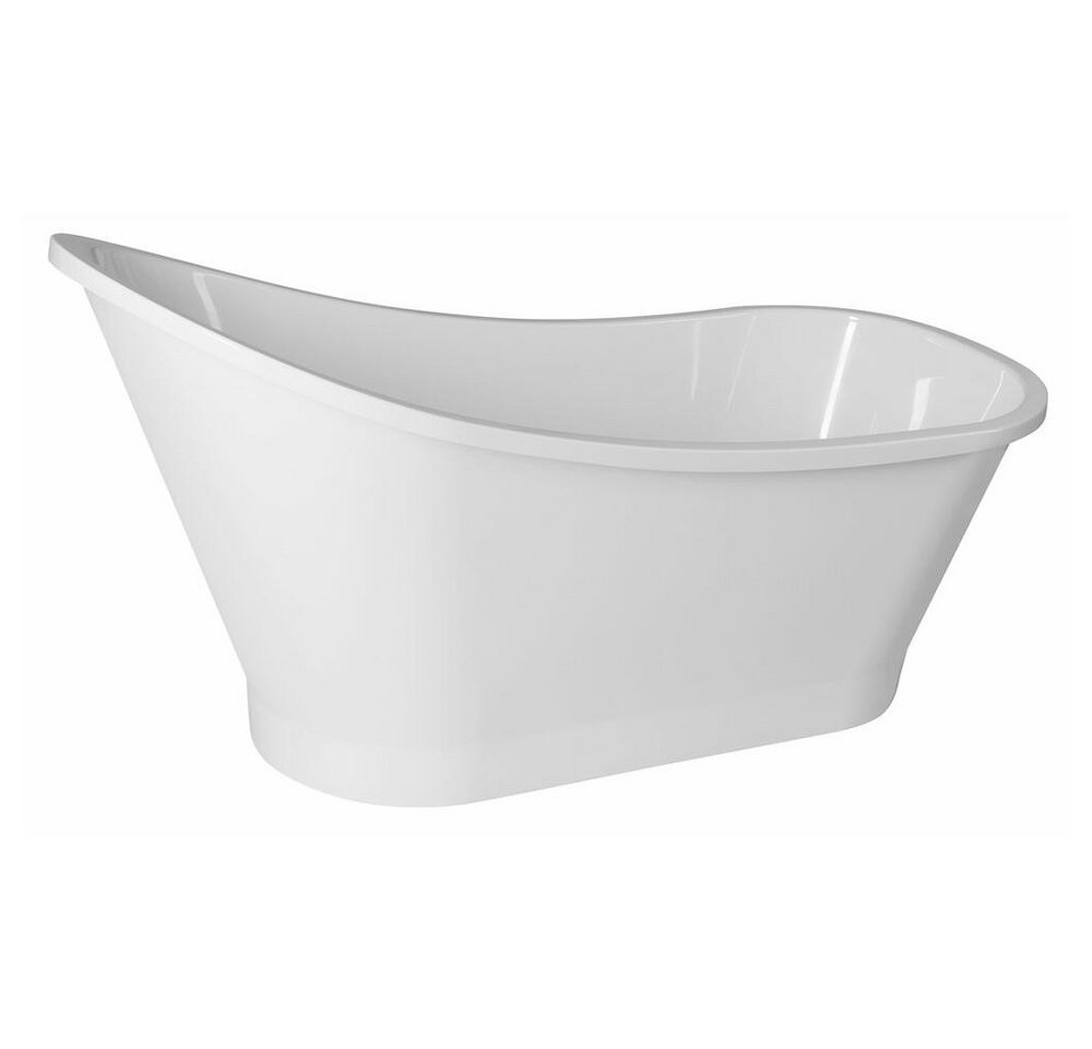 HAK Badewanne LUTON Freistehende Badewanne 159x73 cm, weiß, (1-tlg) von HAK