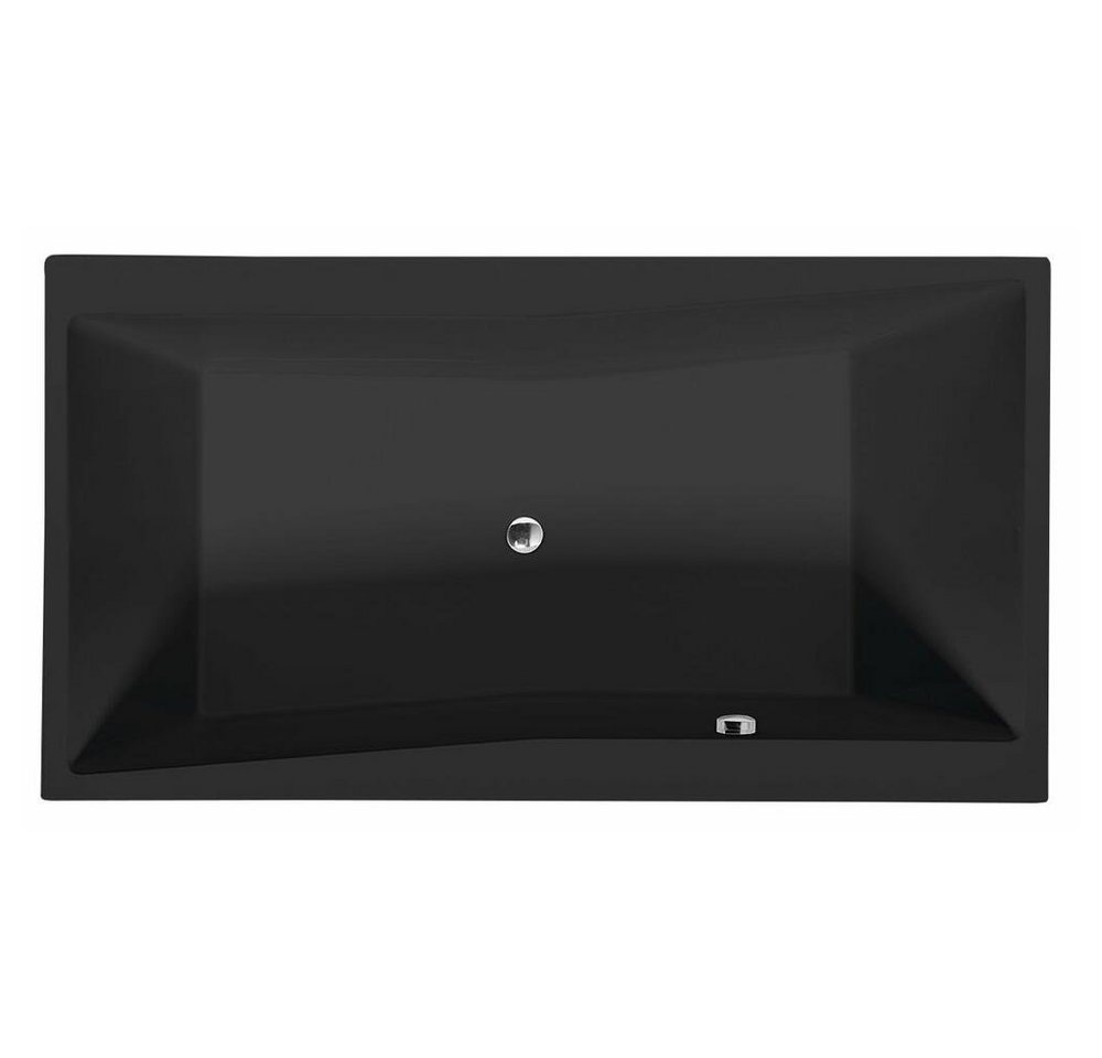 HAK Badewanne QUEST, Rechteckbadewanne, 180x100cm, schwarz, (1-tlg) von HAK