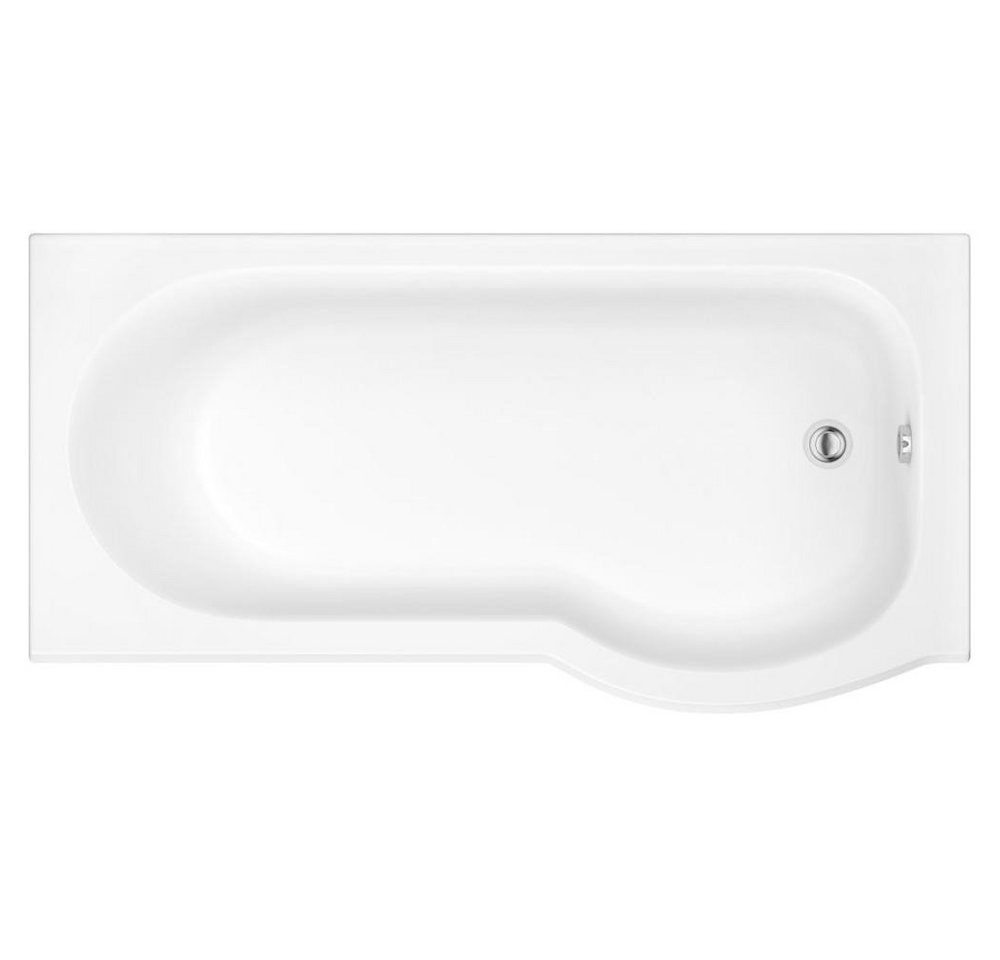 HAK Badewanne SKALI Badewanne, rechts, weiß, 167,5x85/75x40 cm von HAK