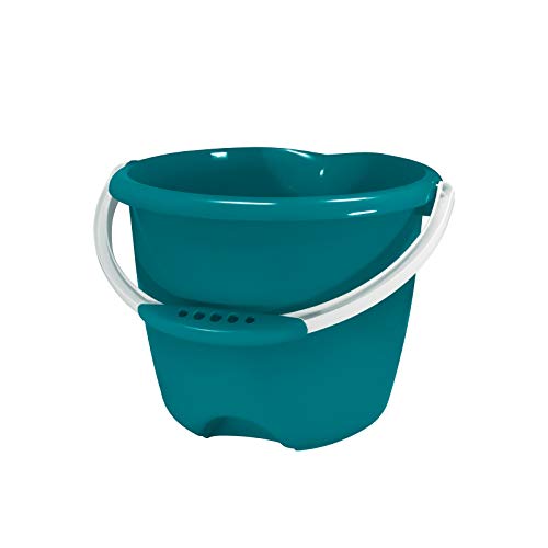 HAKA Eimer I Hochwertiger Putzeimer I 6 Liter Fassungsvermögen I Mit ergonomischem, gepolstertem Griff HAKA Eimer I Hochwertiger Putzeimer I 6 Liter Fassungsvermögen I Mit ergonomischem, gepolstertem Griff von HAKA