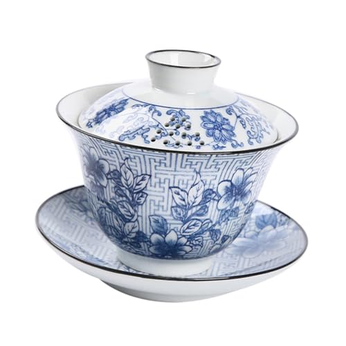 HAKIDZEL 1 Satz Keramik-Deckschale Teetasse aus Keramik Kung-Fu-Teetasse und Untertasse aus Porzellan geschenkset chinesische teetassen Bedruckte Teetassen groß Tee Set Teezubereiter Gaiwan HAKIDZEL 1 Satz Keramik-Deckschale Teetasse aus Keramik Kung-Fu-Teetasse und Untertasse aus Porzellan geschenkset chinesische teetassen Bedruckte Teetassen groß Tee Set Teezubereiter Gaiwan von HAKIDZEL