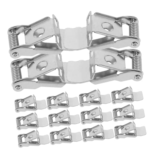 HAKIDZEL 10 Stück Teiliges Metallfederklammern für Einbauleuchten Langlebige Downlight-federclips zur Sicheren Befestigung von Led-strahlern Einbau-spotlights und Panel-lichtern Einfache von HAKIDZEL