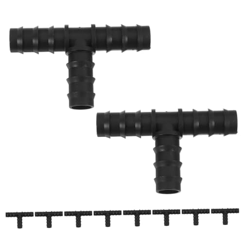 HAKIDZEL 10 Stück Teiliges Tropfbewässerungs Verbinder aus Robustem PE Material Installieren Vielseitig für Garten Blumentöpfe und Gewächshaus für Flexible Bewässerungssysteme von HAKIDZEL