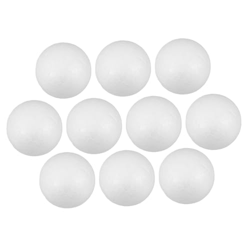 HAKIDZEL 10 Stück Weihnachts Bastelkugeln Schaumstoffkugeln DIY Kugeln Größenformen Styroporkugeln Große Weihnachtsparty Dekorationen Styropor Bastelkugeln Mit Schnitten von HAKIDZEL