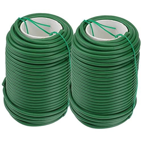 HAKIDZEL 2 Rollen Mehrzweck Gartenbinder Flexible Pflanzenbinder TPR für Gartenarbeiten und Pflanzenstützen UV Beständig von HAKIDZEL