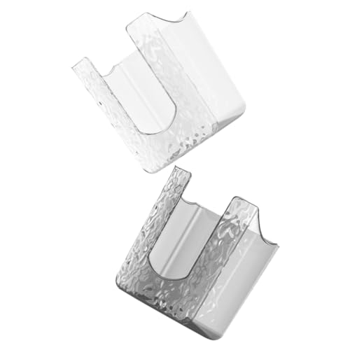 HAKIDZEL 2 Stück Box Wand Taschentuchbox Handschuhspender Halter Für Kosmetiktücher Drahtregal Kosmetiktücherboxen Feuchttücher Wandspender Für Badezimmer Feuchttücherspender Für von HAKIDZEL