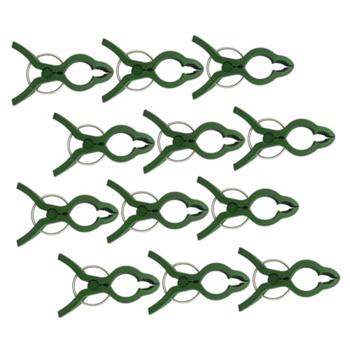 HAKIDZEL 25 Stück Pflanzenclips aus Robustem Kunststoff und Eisen Kleine Gartenstützen zur Schonenden Fixierung von Pflanzenstängeln Langlebig und Praktisch für Outdoor Pflanzen und von HAKIDZEL