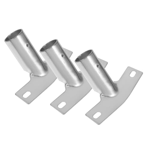 HAKIDZEL 3 Stück Teiliges Besenstielhalter Robustem Eisen Universeller Besenstieladapter für Sichere Verbindung von Besenköpfen Langlebig und Stabil Ersatzteil für Bodenreinigungsgeräte von HAKIDZEL