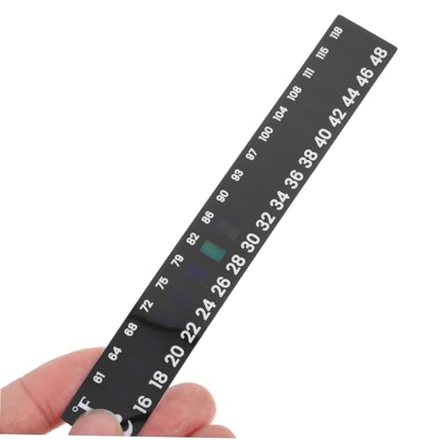 HAKIDZEL 3 Stück Teiliges Selbstklebendes Thermometer Brauen und Fermentation Temperaturstreifen Digitaler Temperaturanzeiger Geeignet für Gärgefäße und Brauflaschen Farbwechselnd Langlebig HAKIDZEL 3 Stück Teiliges Selbstklebendes Thermometer Brauen und Fermentation Temperaturstreifen Digitaler Temperaturanzeiger Geeignet für Gärgefäße und Brauflaschen Farbwechselnd Langlebig von HAKIDZEL
