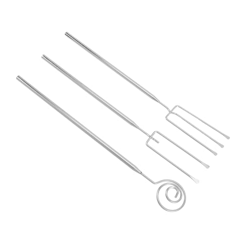 HAKIDZEL 3-teiliges Schokoladen- Und Käsefonduegabel-set Aus Edelstahl. Langlebige Und Tragbare Gabeln Zum Backen in Der Küche Und Zu Hause, Gut Für Desserts Und Vorspeisen von HAKIDZEL