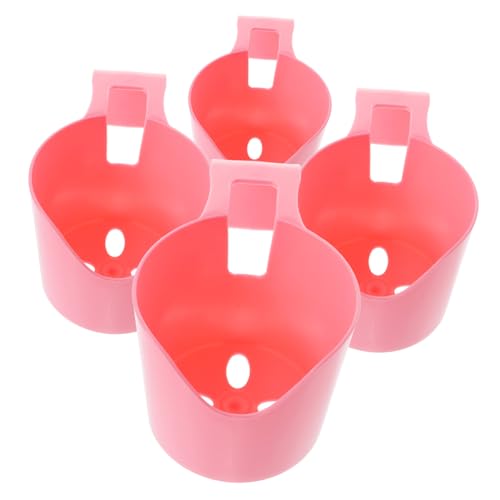 HAKIDZEL 4 Stück Pool Becherhalter Kunststoff Praktische Halterung für Poolrand Stabiler Getränkehalter für Schwimmbad Installieren für Sommerliche Poolpartys von HAKIDZEL