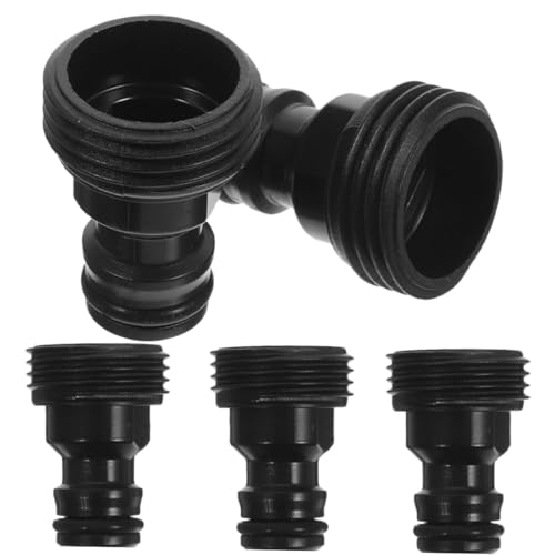 HAKIDZEL 5 Stück Teiliges Wasserhahn-adapter Robustem Wasserdichter Schlauchanschluss für Waschmaschinen Sicherer und Verschleißfester Wasserhahnanschluss Einfache Manuelle Installation von HAKIDZEL