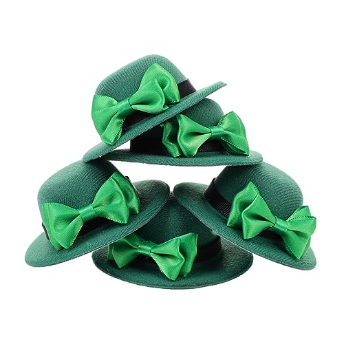 HAKIDZEL 5stücke Grüne Weinflasche Hüte Für Patrick's Day Dekorative Flaschenhaube Party Requisiten Für Irland Themenfeiern Stilvolle Tischdekorationen von HAKIDZEL