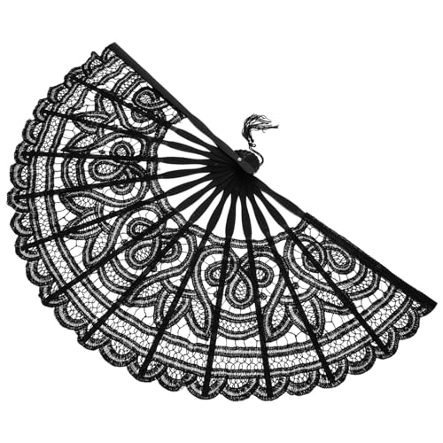 HAKIDZEL Bestickter Fächer Spitzenfächer Faltbarer Fächer Damen Material Faltbarer Stofffächer Blumenmuster Vintage Heimfächer Handfächer Faltbar Hochzeitsfächer Hoffächer HAKIDZEL Bestickter Fächer Spitzenfächer Faltbarer Fächer Damen Material Faltbarer Stofffächer Blumenmuster Vintage Heimfächer Handfächer Faltbar Hochzeitsfächer Hoffächer von HAKIDZEL