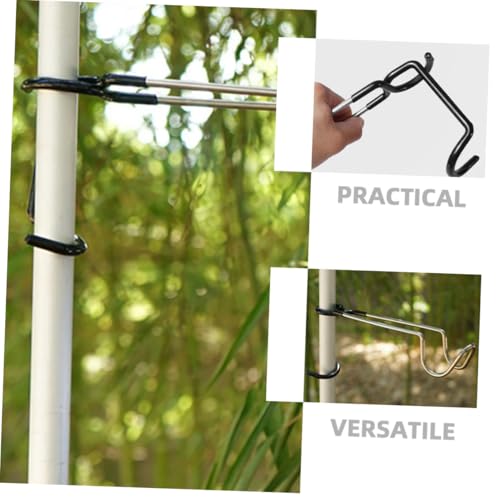 HAKIDZEL Camping Lampenhalter aus Robustem Eisen Multifunktionaler Haken für Zeltstangen Tragbar und Belastbar für Outdoor Camping Wandern Angeln und Picknick HAKIDZEL Camping Lampenhalter aus Robustem Eisen Multifunktionaler Haken für Zeltstangen Tragbar und Belastbar für Outdoor Camping Wandern Angeln und Picknick von HAKIDZEL