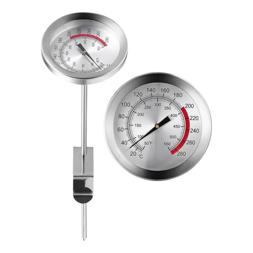 HAKIDZEL Edelstahl Temperaturfühler Präzises Brat Grillthermometer für Öl Fleisch und Bbq Leichte Kompakte Sonde zum Kochen Grillen und Outdoor-einsatz HAKIDZEL Edelstahl Temperaturfühler Präzises Brat Grillthermometer für Öl Fleisch und Bbq Leichte Kompakte Sonde zum Kochen Grillen und Outdoor-einsatz von HAKIDZEL
