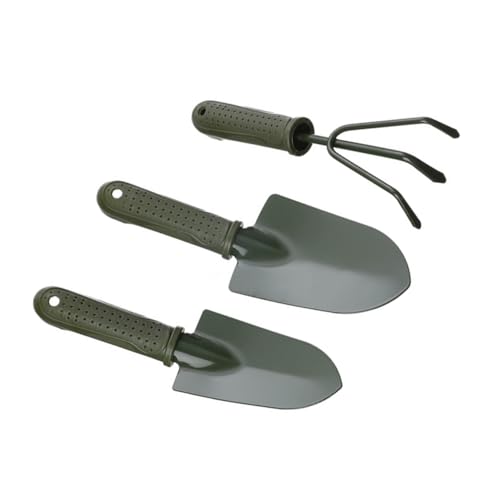 HAKIDZEL Gartenschaufel Set Teilig Leichtes Ergonomisches Gartenwerkzeug für Blumenzwiebeln Bodenlockern und Unkrautentfernung für Pflanzenpflege und Umpflanzen im Garten und Balkon von HAKIDZEL