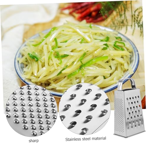 HAKIDZEL Gemüsereibe Multifunktionale Käsereibe mit Seiten für Obst Gemüse und Kartoffeln Einfach zu Reinigen Sicher der Anwendung für Küche von HAKIDZEL
