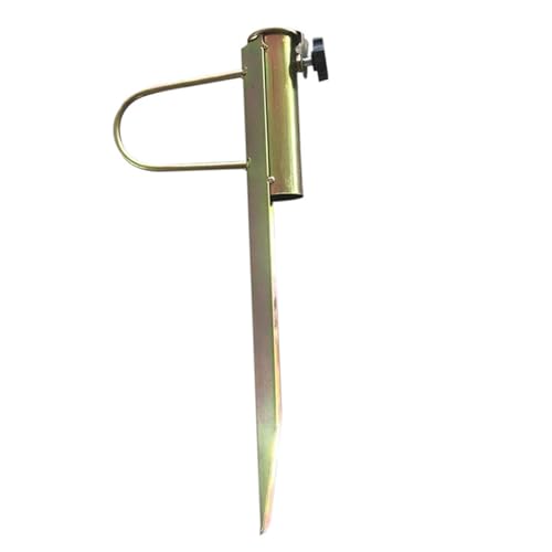 HAKIDZEL Großer Outdoor Sonnenschirm Erdspieß aus Verzinktem Leichter Strand Sandanker Stabiler Bodendübel für Garten Strand und Lockeren Boden Praktisch und Langlebig von HAKIDZEL