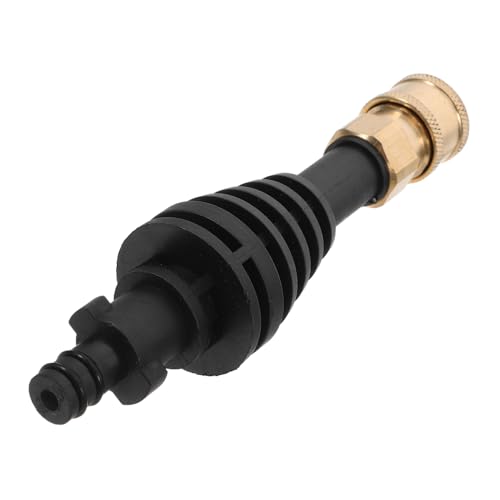 HAKIDZEL Hochdruckreiniger Kurzverlängerung Messingadapter Schnellkupplung Autowaschzubehör Effiziente Verbindung Rostfrei Langlebig Zubehör für Fahrzeugreinigung von HAKIDZEL