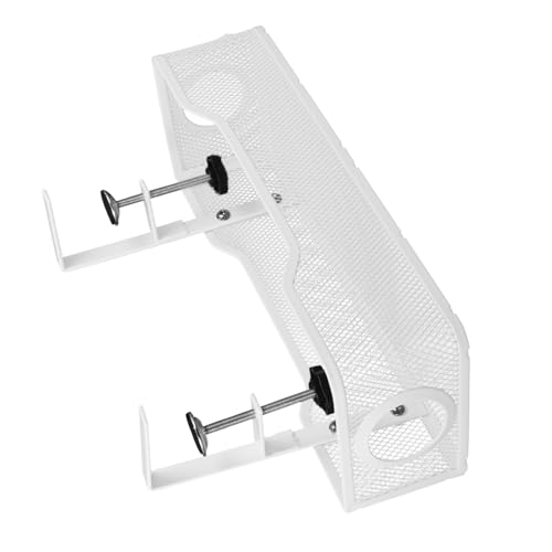 HAKIDZEL Kabelhalter Schreibtisch Kabelmanagementkorb aus Verstellbar für Büro und Zuhause Stabiler Kabelorganizer mit Großem Fassungsvermögen zur Kabelaufbewahrung und Schreibtischordnung von HAKIDZEL