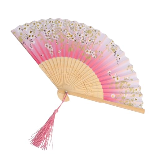 HAKIDZEL Klassischer Faltbarer Chinesischer Tanzfächer mit Zartem Kirschblütenmuster Dekorativer Handlicher Faltfächer als für Frauen Langlebig und Stilvoll für Zuhause und Fotoshooting HAKIDZEL Klassischer Faltbarer Chinesischer Tanzfächer mit Zartem Kirschblütenmuster Dekorativer Handlicher Faltfächer als für Frauen Langlebig und Stilvoll für Zuhause und Fotoshooting von HAKIDZEL