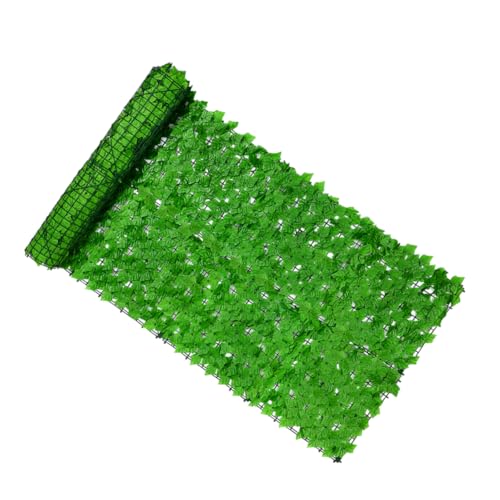 HAKIDZEL Künstliches Spalier aus Wetterfesten Dichten Kunststoffblättern Blickdichter Sichtschutz für Garten Balkon und Terrasse Langlebige Grüne Pflanzendekoration Pflegeleicht und UV von HAKIDZEL