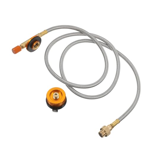 HAKIDZEL Nachfüllschlauch für Gasgrills Campingkocher Langlebiger Adapter Einfache Verbindung für Outdoor Robust und Wiederverwendbar von HAKIDZEL