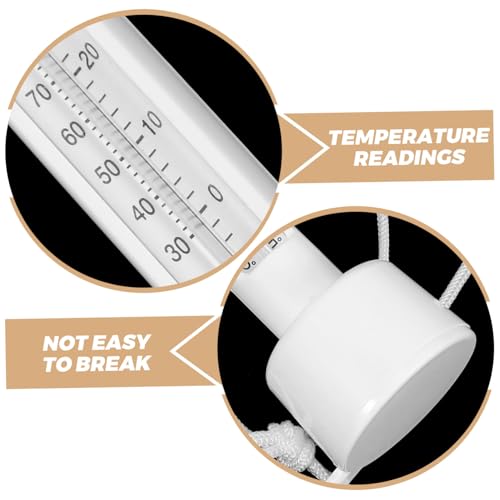 HAKIDZEL Reptilien-terrarium Thermometer Weiß Langlebiges Temperaturmessgerät mit Klarem Display Exakte Temperaturanzeige für Schildkröten und Bartagamen Robustes Reptilienzubehör HAKIDZEL Reptilien-terrarium Thermometer Weiß Langlebiges Temperaturmessgerät mit Klarem Display Exakte Temperaturanzeige für Schildkröten und Bartagamen Robustes Reptilienzubehör von HAKIDZEL
