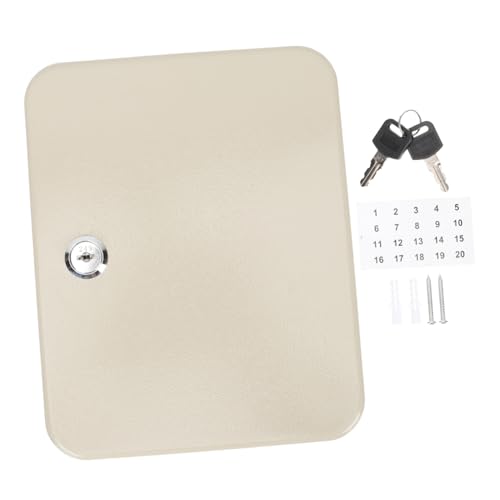 HAKIDZEL Schlüsselschrank Wand Küchen Organizer Schlüsselschließfachabdeckungen Großer Halter Braune Schlüssel Sicherheitsschrank Mit Mehreren Steckplätzen Schlüsselaufbewahrung von HAKIDZEL