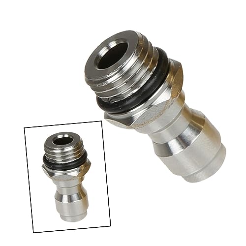 HAKIDZEL Schnellkupplung Adapter Hochdruckreiniger Wasserschlauch Kupplung Edelstahl Außengewinde Druckwasseranschluss Rostfrei für Gartengeräte HAKIDZEL Schnellkupplung Adapter Hochdruckreiniger Wasserschlauch Kupplung Edelstahl Außengewinde Druckwasseranschluss Rostfrei für Gartengeräte von HAKIDZEL