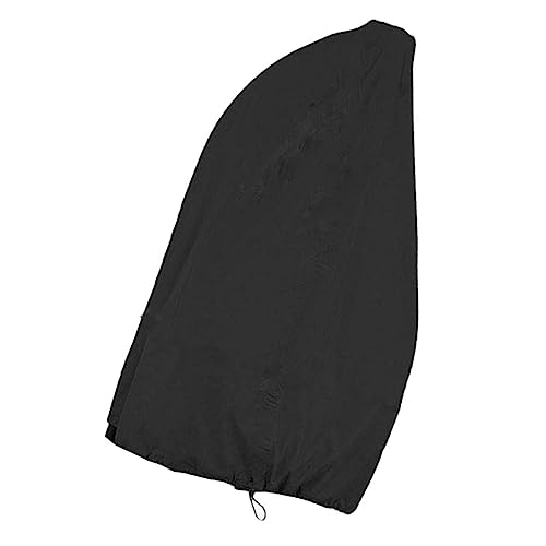 HAKIDZEL Schwarze Outdoor Hängesessel Abdeckung Wasserfeste Egg Chair Schutzhülle mit Reißverschluss Staubdicht und Wetterfest für Gartenmöbel und Gartenschaukel HAKIDZEL Schwarze Outdoor Hängesessel Abdeckung Wasserfeste Egg Chair Schutzhülle mit Reißverschluss Staubdicht und Wetterfest für Gartenmöbel und Gartenschaukel von HAKIDZEL