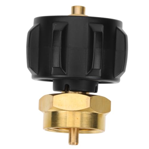 HAKIDZEL Tankadapter Lb Propangasflaschen Nachfülladapter Gaszylinder Kupplung Sicherer Gasflaschenadapter mit Automatischer Druckabschaltung für Camping Grill BBQ Außenbereich von HAKIDZEL