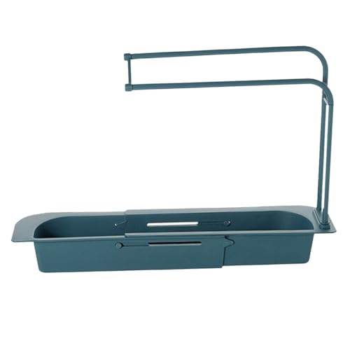 HAKIDZEL Teleskopischer Schwammhalter aus Robustem Praktisches Abtropfgestell für Küchenspüle Platzsparendes Organizer-Regal zur Aufbewahrung von Reinigungsutensilien Geeignet für HAKIDZEL Teleskopischer Schwammhalter aus Robustem Praktisches Abtropfgestell für Küchenspüle Platzsparendes Organizer-Regal zur Aufbewahrung von Reinigungsutensilien Geeignet für von HAKIDZEL