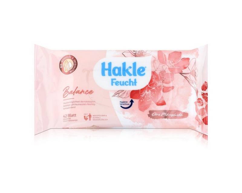 HAKLE feuchtes Toilettenpapier Hakle Feucht Balance 42 Blatt - Feuchttücher, Toilettenpapier (1er Pac von HAKLE